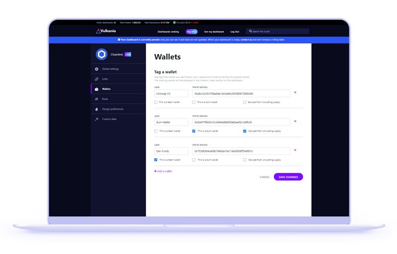 Customize Your Dashboard